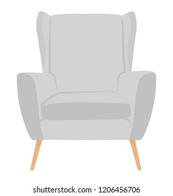 Chair flat colored icon