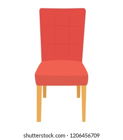 Chair flat colored icon