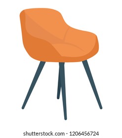 Chair flat colored icon