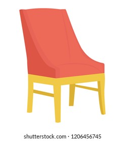 Chair flat colored icon