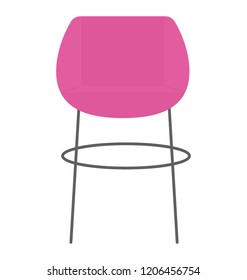 Chair flat colored icon