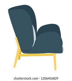 Chair flat colored icon