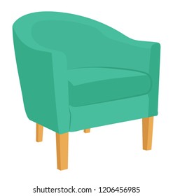 Chair flat colored icon