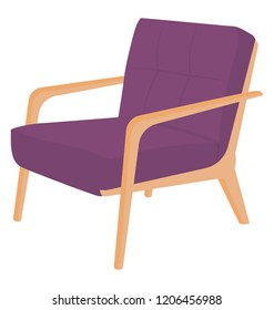 Chair flat colored icon