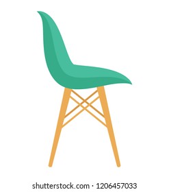 Chair flat colored icon