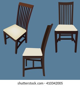 Chair front side semi-side