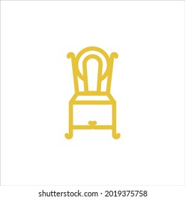 Chair furniture logo icon line