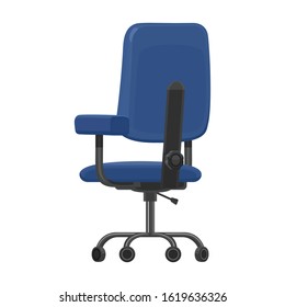 Chair of furniture vector icon.Cartoon vector icon isolated on white background chair of furniture .