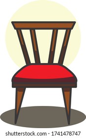 Chair icon for any use. There are icons for other interior items.