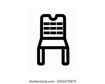 Chair icon collection. Office chair, armchair and sofa icon isolated.Chair icon set.