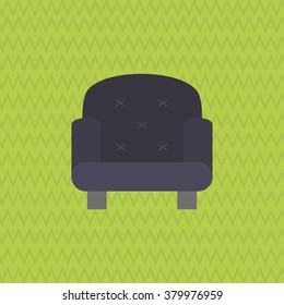 chair icon design 