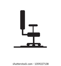 chair icon design template