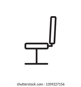 chair icon design template