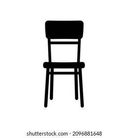 Chair icon design template vector isolated illustration
