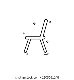 Chair icon design vector 