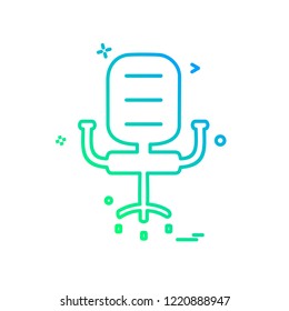 Chair icon design vector