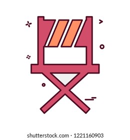 Chair icon design vector