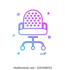 Chair icon design vector