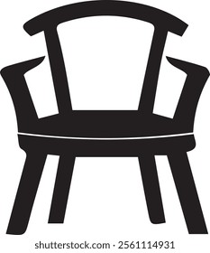 Chair icon design with white background, vector illustration
