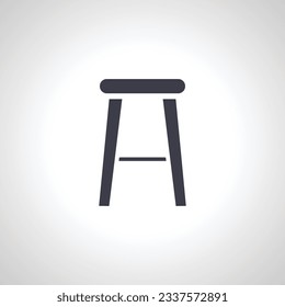 chair icon. Dining chair icon.