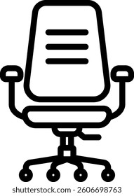 Chair Icon Element For Design