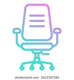 Chair Icon Element For Design