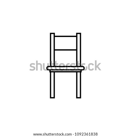 Chair Icon Element Simple Web Icon Stock Vector Royalty