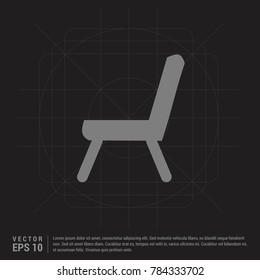 chair icon - EPS 10