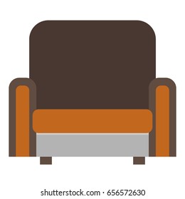 chair icon flat color