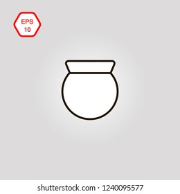 Chair. Icon flat design, top view. Vector illustration