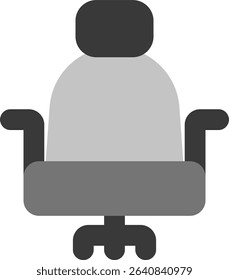 chair icon flat style design