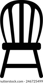 Chair icon in flat style. Chair and Seating icons silhouettes vector design template. modern soft fabric office arm chairs, isolated on transparent background, Piece of furniture for the living room,