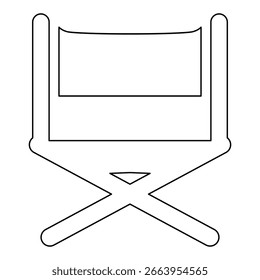 Chair icon in flat style. Chair and Seating icons silhouettes vector design template. modern soft fabric office arm chairs, isolated on transparent background, Piece of furniture for living room