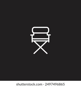 Chair icon flat vector design