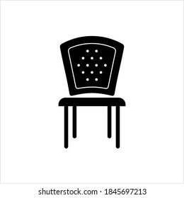 Chair Icon, Furniture Icon, Seat Icon Vector Art Illustration