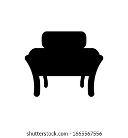 chair icon for home, office, relax design