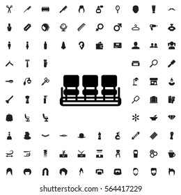 chair icon illustration isolated vector sign symbol