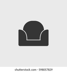 Chair  icon illustration isolated vector sign symbol