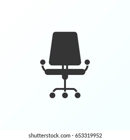 Chair icon illustration isolated vector sign symbol