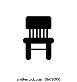 Chair icon illustration isolated vector sign symbol