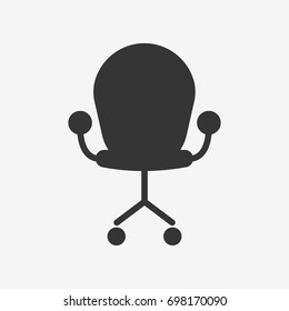 Chair icon illustration isolated vector sign symbol
