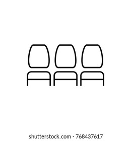 chair icon illustration isolated vector sign symbol