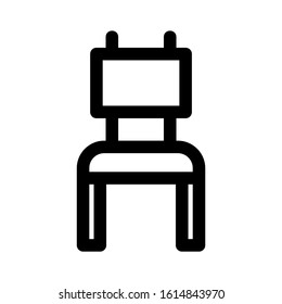 chair icon isolated sign symbol vector illustration - high quality black style vector icons
