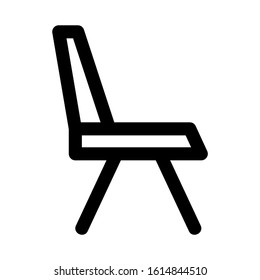 chair icon isolated sign symbol vector illustration - high quality black style vector icons
