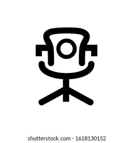 chair icon isolated sign symbol vector illustration - high quality black style vector icons
