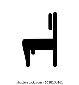 chair icon isolated sign symbol vector illustration - high quality black style vector icons
