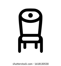 chair icon isolated sign symbol vector illustration - high quality black style vector icons
