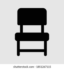 chair icon isolated vector illustration