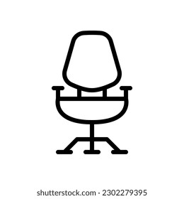 chair icon line style vector