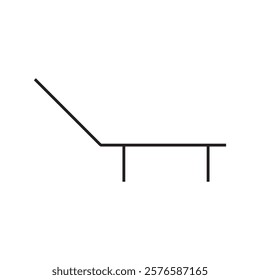 chair icon logo design elements